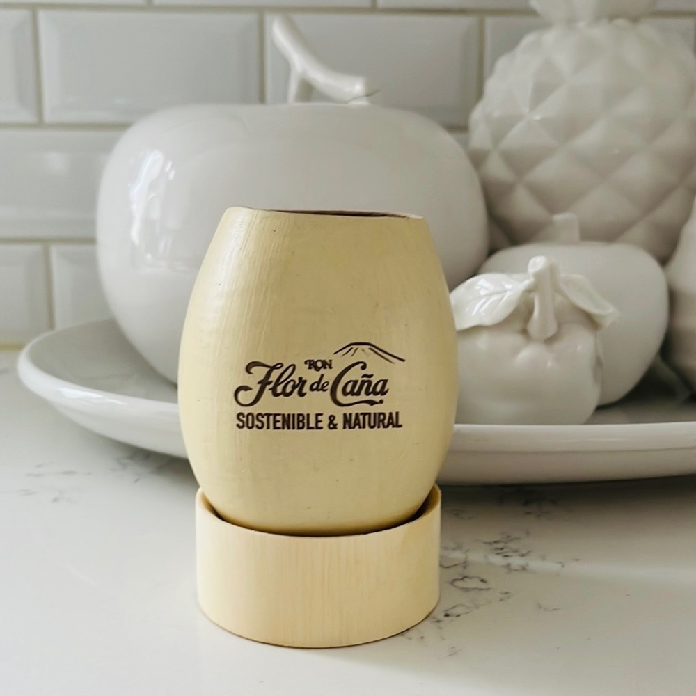 Nicaraguan Flor de Caña Handmade Short  Cocktail Cup